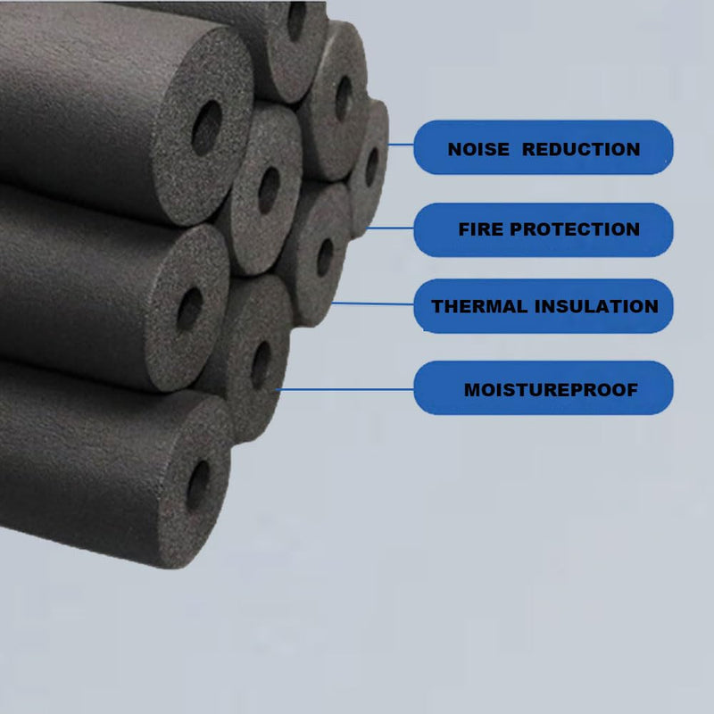Pipe Insulation,Foam tubing 1inch (1" ID , 6FT) for Pipeline,Guitar Rack , Utensils,and Roof Rack, etc (1 x 1-23/32) 1 x 1-23/32