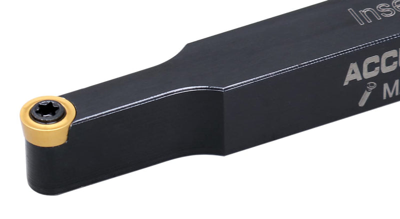 Accusize Industrial Tools 3/8 x 3-1/2 in SRDCN06-2J Indexable Toolholder for RCMT220 Inserts, 2376-0006 3/8 x 3-1/2 inch