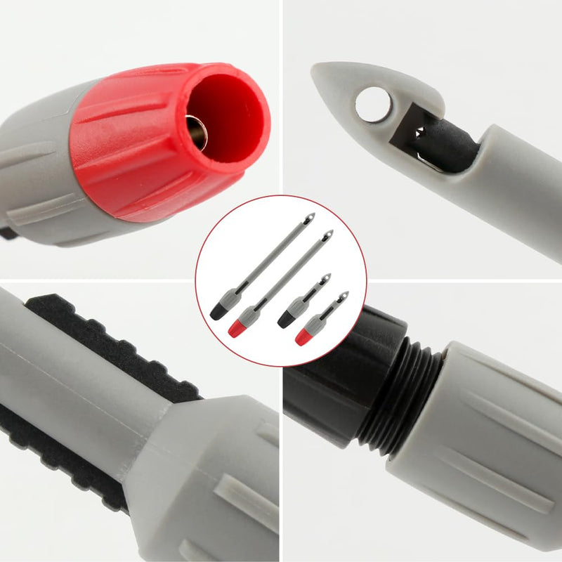 Wire Piercing Probe, 4 Pack Insulation Piercing Clip for Multimeter Voltage Testing, Automotive Circuit Diagnostic Tool, Multi Testers Needle Accessories