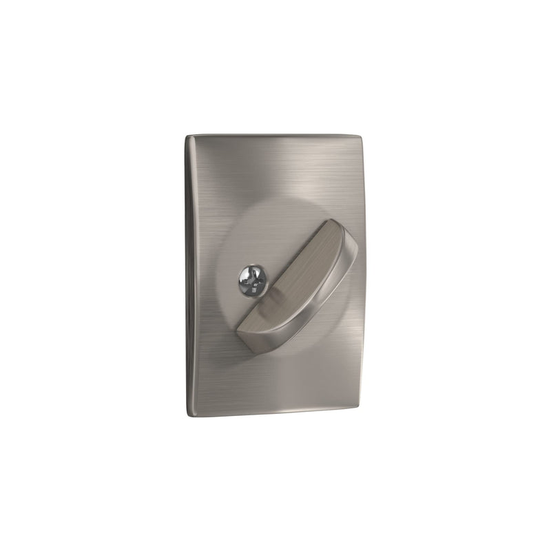 Schlage B60 N CEN 619 Deadbolt with Century Trim, Keyed 1 Side, Highest Residential Security, Satin Nickel