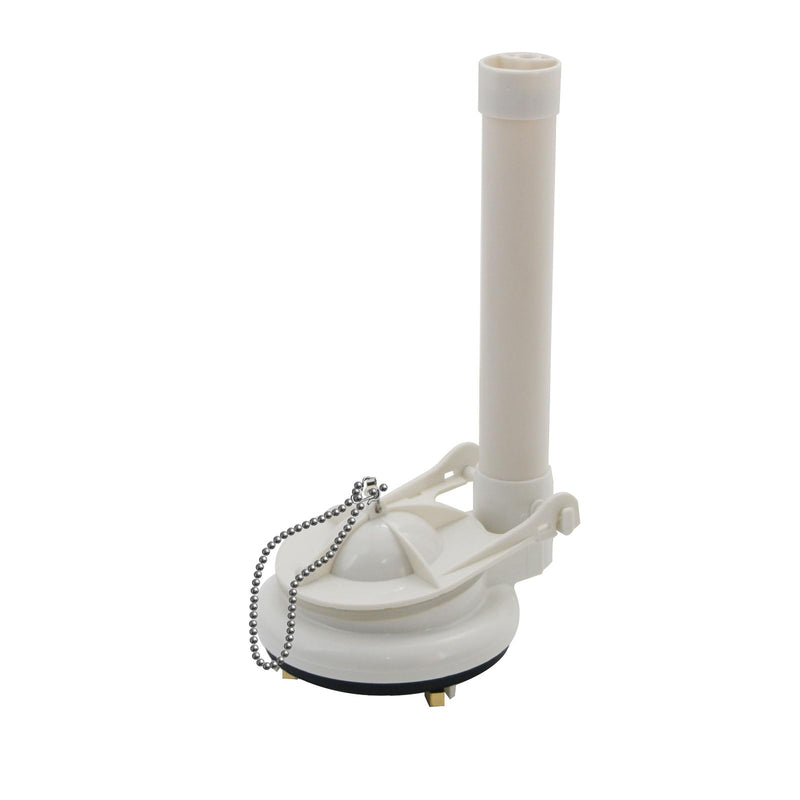 Toilet Flush Valve Replacement Kit, Universally for 3-Inch One-Piece Toilets, Includes Chain & Rubber Seal, Compatible with TOTO, American Standard, and Other WC Tank Repair Parts