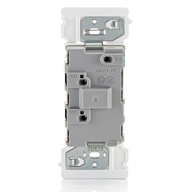 Leviton E5601-MW Decora Edge 15 Amp Single Pole Rocker Switch, 10-Pack, White 10 Pack