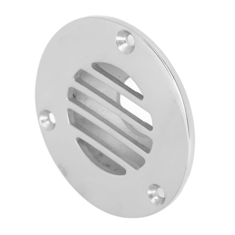 RiToEasysports Boat Floor Deck Drain, 316 Stainless Steel Marine Deck Drain Silver Polished Treatment Cover Marine Accessories Ship
