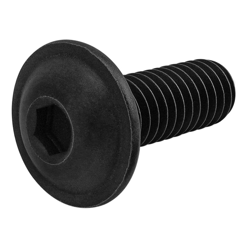 8020, 3066, 10 Series, 1/4-20 x 0.75 Inch 3/4 Inch Flanged Button Head Socket Cap Screw (FBHSCS) 80/20 Steel Bolts (25) 25