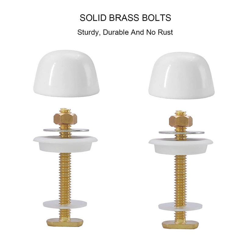 Extra Thick Toilet Wax Ring Kit for Toilet, Toilet Bowl Gasket with Flange and Solid Brass Bolts, Wax Ring for Toilet Seal for 3-Inch or 4-Inch Waste Lines