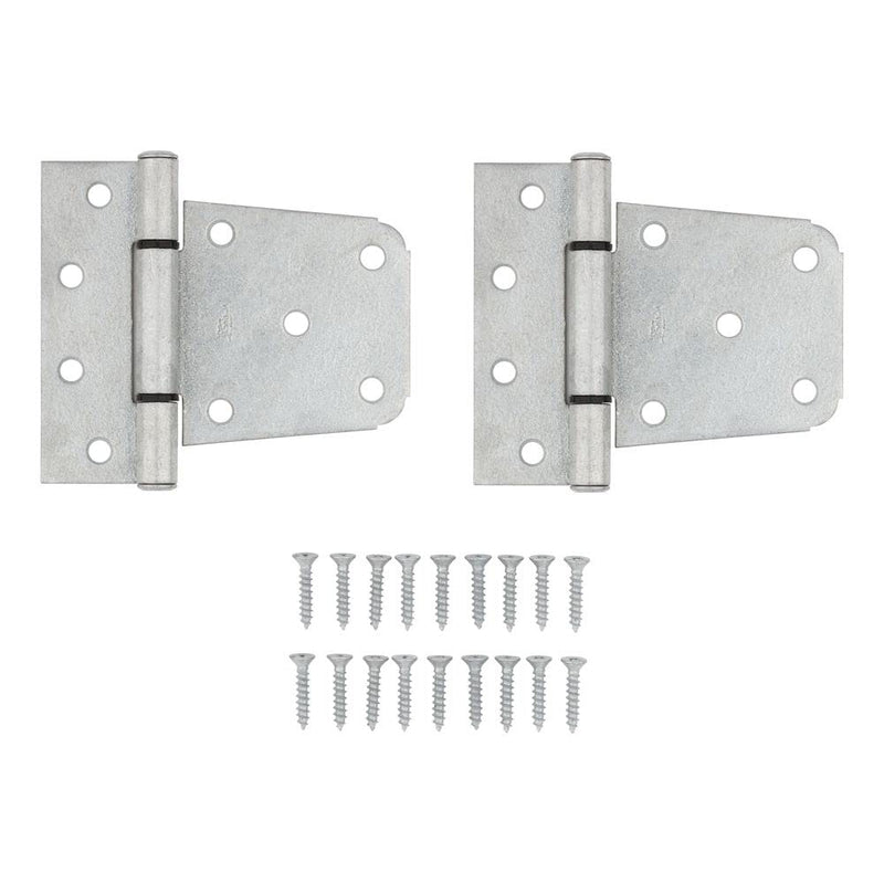 National Hardware N238-212 V287 Extra Heavy Gate Hinges in Galvanized, 2 pack
