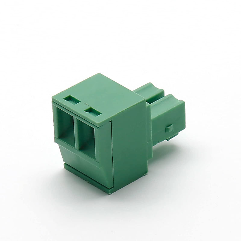 10Set 3.81mm Pitch Male Female 2-Pin PCB Screw Terminal Block Connector Plug KF2EDGK - Green, 300V 8A 2-Pin 3.81mm | 10Set