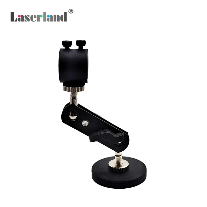 11-18mm Adjustable Stand Clamp Mount for Light Source Diode Module Flashlight or Torch with Magnetic Base