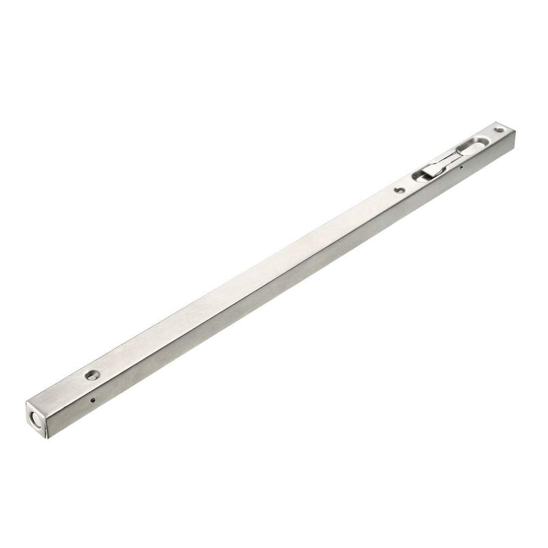 uxcell Flush Bolt, 18-inch Stainless Steel Security Door Guard Lever Action Latch Door Lock Silver Tone