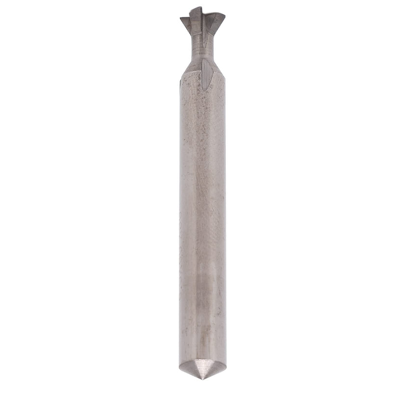 Router Bit Dovetail Carbide 4 Flute 6mm Shank for Woodworking Metalworking Precision Joint Smooth Cut(60°) 60°