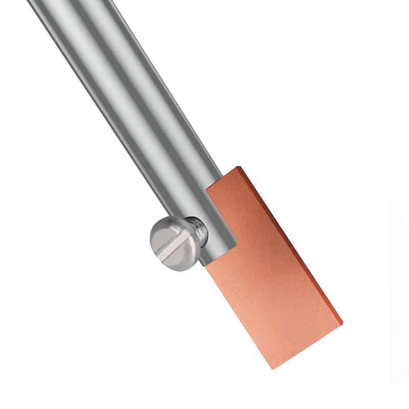 stonylab 304 All-Stainless Steel Electrode Holder, 0.1-3mm Clampable Thickness, GDMS Tested for Electrochemistry