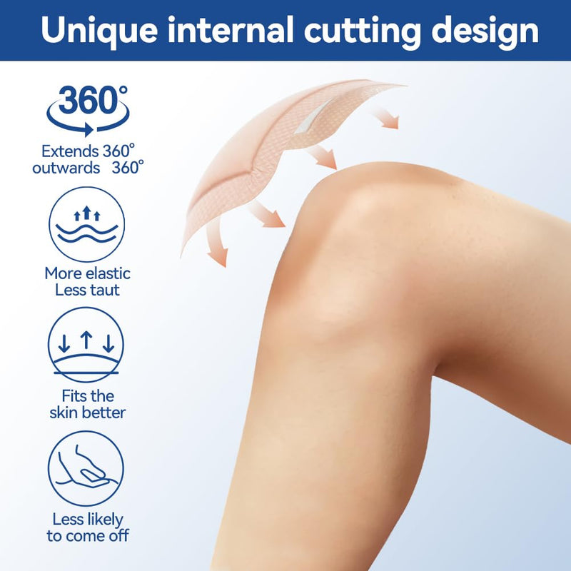 Dimora Silicone Super Absorbent Wound Dressings - Gentle Adhesive Bandages with Ultrasorb Polymer,Heavy Exudate Wound Care Pads 5"X 5" 10 Packs 5"x 5"