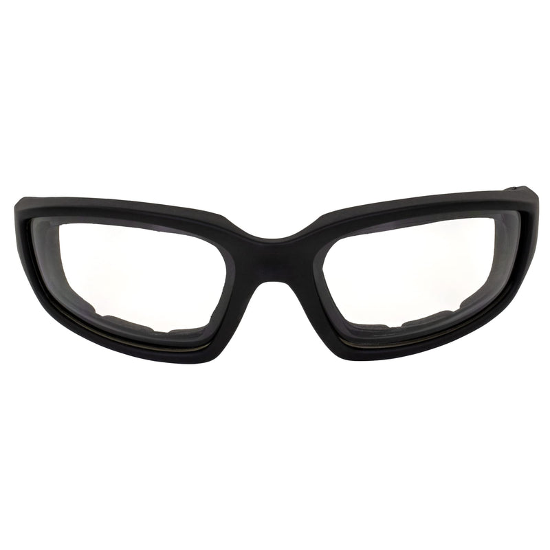 Global Vision Eyewear Men's Kickback 24 Sunglasses with Photochromic Color Changing Lenses Clear + Smoke