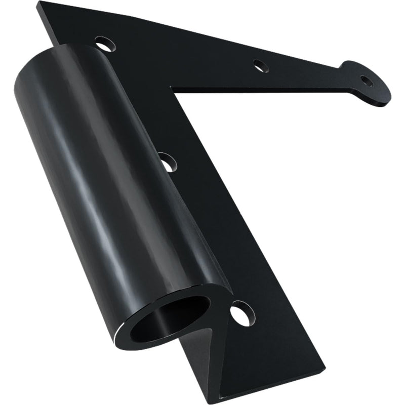 SteelTek L-Hinge with 1 1/2" Offset (Sold as Pair), 304 Stainless Steel, Powder Coated Black