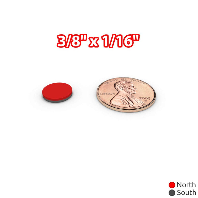 aElement Round Flat Disc Magnets 38x116 - Magnetic Sticker Crafts Scrapbook Fastener Office Holder Circular Thin 10x1.5mm Magnet Disk (50 Pack)