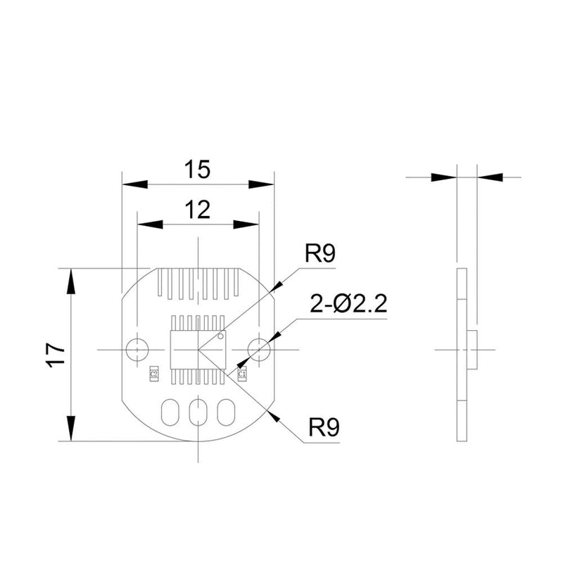 ViaGasaFamido As5048A Magnetic Encoder Stepper Encoder PWM/Serial Peripheral Interface Port High Accuracy Module with 3 Pin Connection Cable