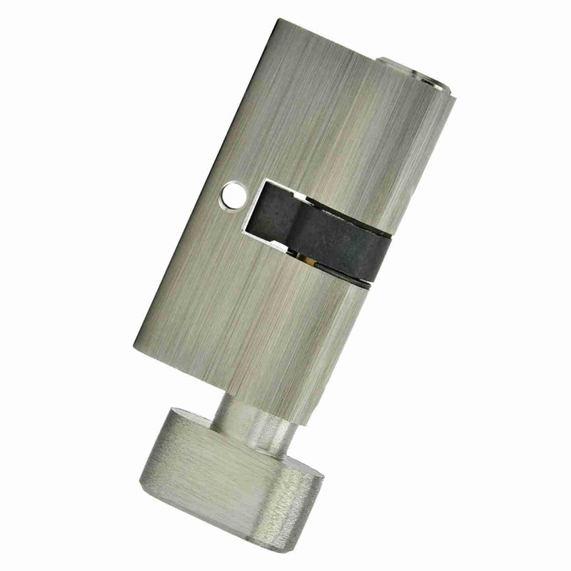 Door Lock Cylinder with Keys 60mm Single Cylinder Deadbolt for Wood and Aluminum Entry Doors, Keyed Alike Exterior Door Lock Replacement Hardware