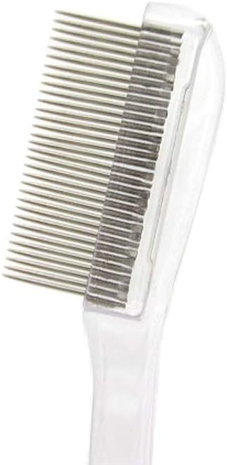 FMK-700(C) Standard Metal 32-PIN Mascara Comb (Bi-Fold Type) (Clear) - NewNest Australia