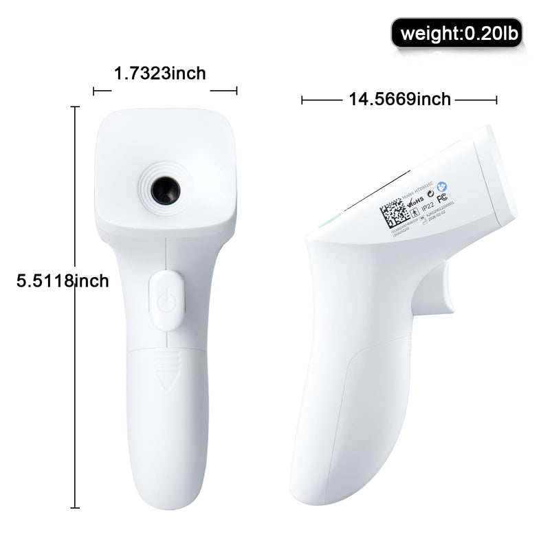 No-Touch Forehead Thermometer for Adults and Kids, 2-in-1 Digital Baby Thermometer with Fever Alarm, Mute Mode, Memory Recall,Fast Accurate Results, Batteries Included