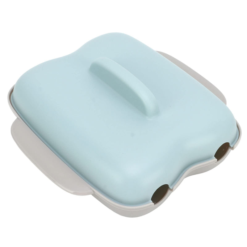 Microwave Corn Cooker, Microwave Corn Steamer Airtight Lid Steams Food Grade PP No BPA Microwavable Portable for Delicious Dorm Small Kitchen(Blue) blue