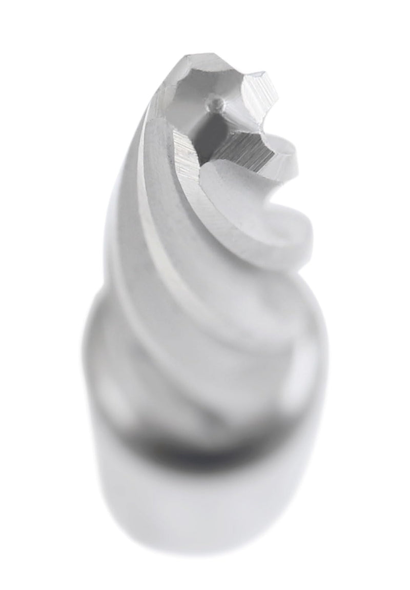 Accusize Industrial Tools High-Speed Steel Spiral Flute Aligning Reamer, 3/8" Cutting Diameter, 3/8" Shank Diameter, 0522-0038 3/8 in