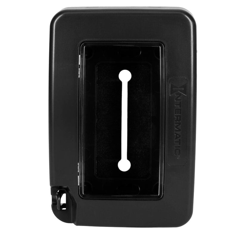 Intermatic WP6000BL Low-Profile In-Use Weatherproof Cover, Black - Durable Outdoor Outlet Protection | Expandable Design | Easy Installation