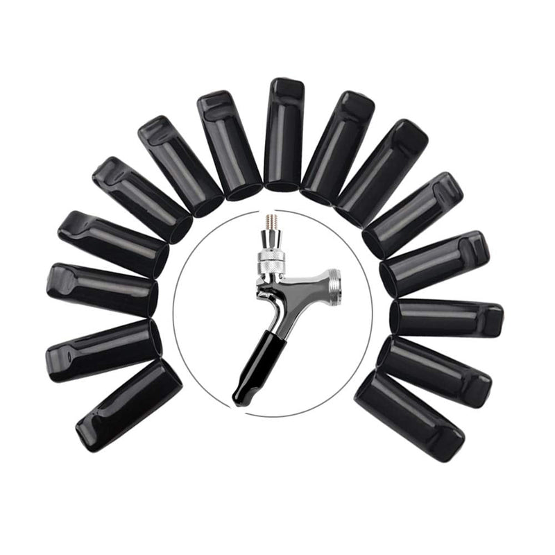 15 Beer Tap Cover Keg Cap Rubber Draft Faucet Soother Nipple Sanitary Covers Beer Tap Cover Set of 15