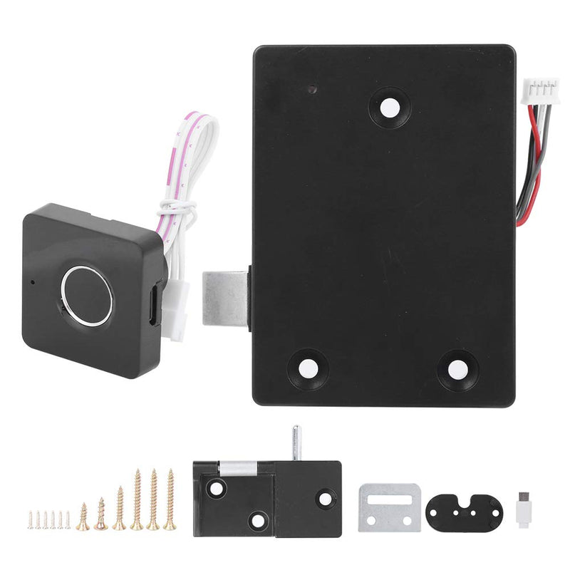 Biometric Fingerprint Smart Lock Security USB Rechargeable Cabinet Drawer Door