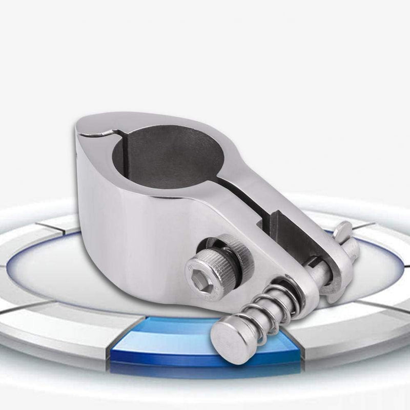 Aramox Boat Jaw Slide, 7/8" 316 Stainless Steel Marine Boat Jaw Slide Hinged Bimini Top Hardware Fitting
