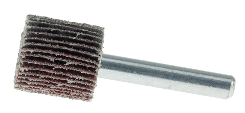 Weiler 30716 3/4" x 3/4" x 60AO Wolverine Coated Abrasive Flap Wheel, 1/4" Stem (Pack of 10), Red 3/4" Dia 60 Grit