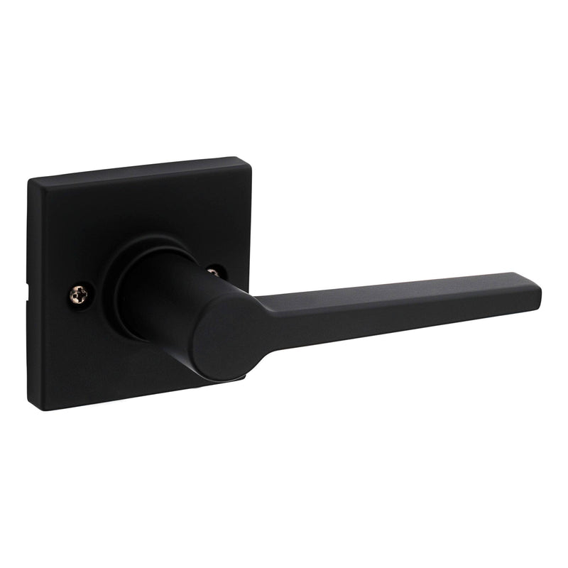 Safe Lock by Kwikset Daylon Lever Square Rose Passage Lock Matte Black