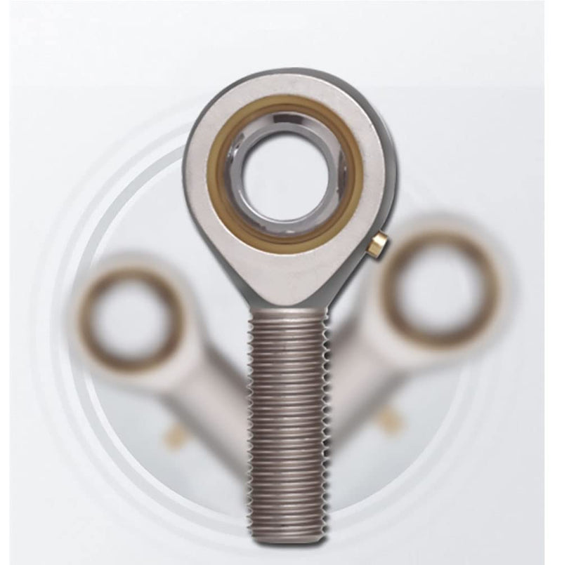 (2pcs) POSB4 Rod End Bearings 1/4-inch Bore Pre-Lubricated Bearings 1/4-28 Male Thread Right Hand 1/4" POS