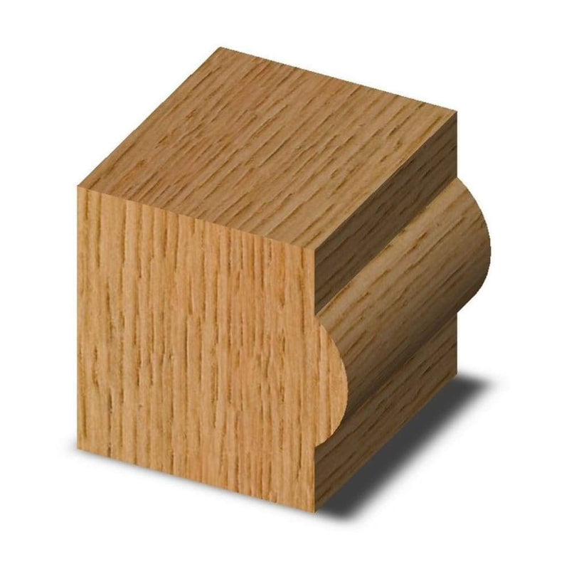 Whiteside Router Bits 1474 Oval Edge Bit with 1/2-Inch Bead, 1/8-Inch Depth and 1-Inch Cutting Length