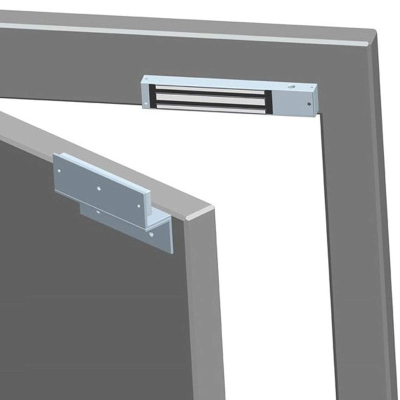 UHPPOTE Z and L Bracket for Inward Door 600-lbs Series Holding Force Electric Magnetic Lock