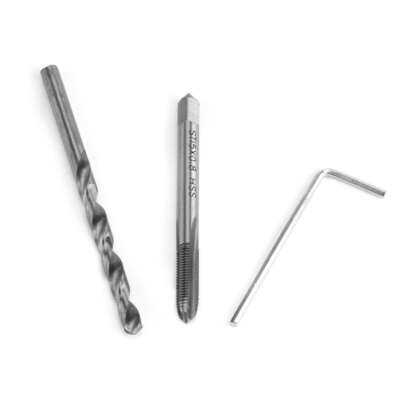 Rocaris 30 Pcs Thread Repair Kit, M6 x 1mm Thread Repair Insert Kit Compatible Hand Tool Set for Auto Repairing