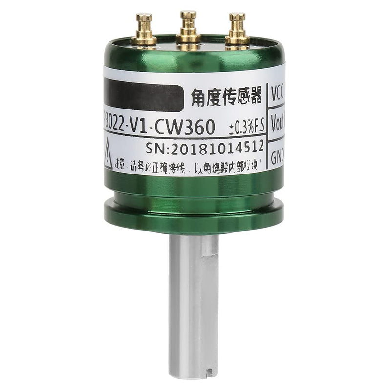 DEWIN Rotatable Hall Sensor, 0.088°0-360 Degrees Rotatable Hall Angle Sensor 0-5V Output Full Circle 12Bit DC 5V Supply Voltage DC 0-5V Output Voltage