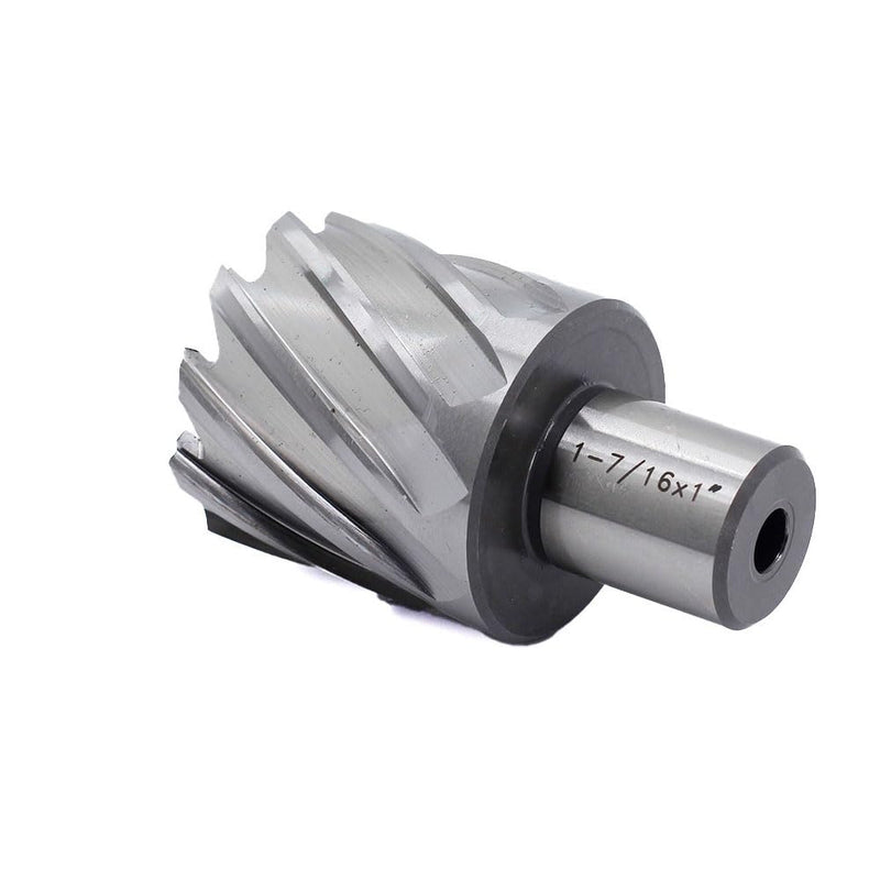 OSCARBIDE 1-7/16"x1 HSS Annular Cutter 3/4" Weldon Shank Mag Bit | 2 Flat Shank | 1-7/16"Cutting Diameter | 1"Cutting Depth | Burr-Free Holes | Rapid Chip Removal | Precision Ground Edges