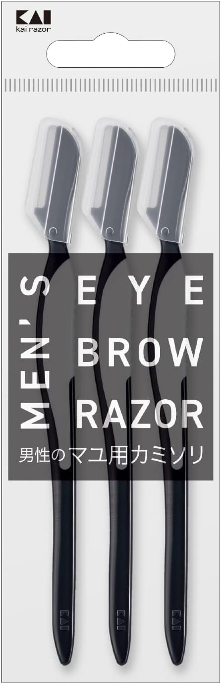 Kai Men's Eyebrow Leather Eyebrow Safety Guard Male Face - NewNest Australia