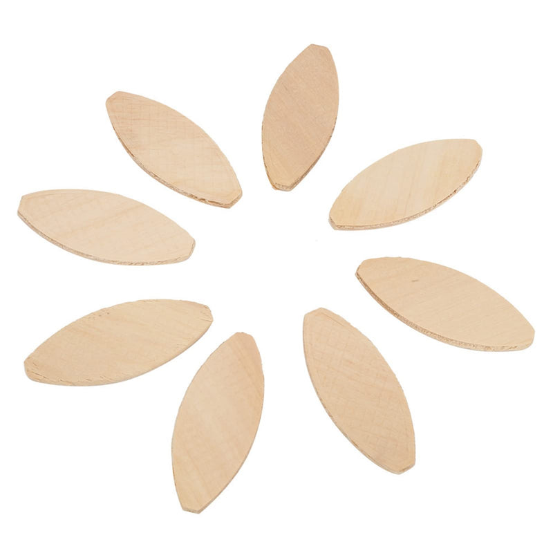 Wood Biscuit Size 20# - Solid Wood Joining Biscuits with Better Adhesive Performance - 100pcs, Beech Material (20#)