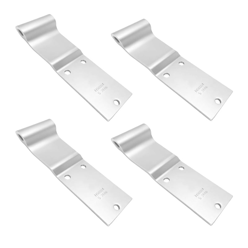 HS6004 S2666 Commercial Vehicle Three-Hole Door Hinge - 9.5x3x1.97in, Φ0.51, Heavy-Duty Steel, for Trucks & Buses - Durable & Precision-Made（1-piece Set） HS60 4-hole 1