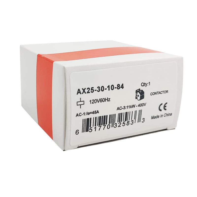 New AX25-30-10 contactor 120V Coil Contactor AX25-30-10-84 AC 3P 25A