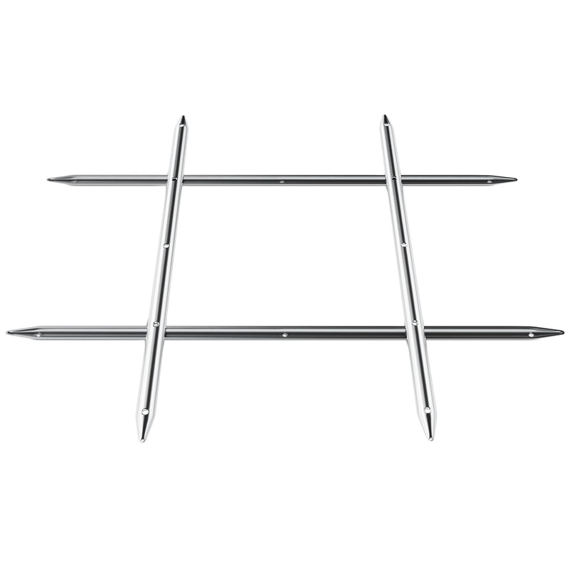 NovelBee 4pcs 24" x 3/4" Boat Rub Strakes,316 Stainless Steel Line Rub Strake Protection for Marine Boat Yacht RV