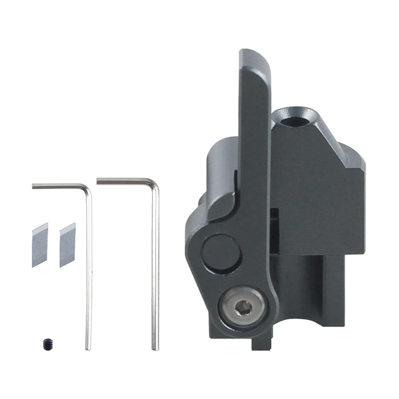 FYSETC Upgraded Filament Cutter for Adventure AD5M: 5M Pro Assembly Metal Aluminum Alloy Manual Smooth Cutting with Sharp Blades for Replace PETG ABS PLA CF-Carbon Not for AD5X 3D Printer