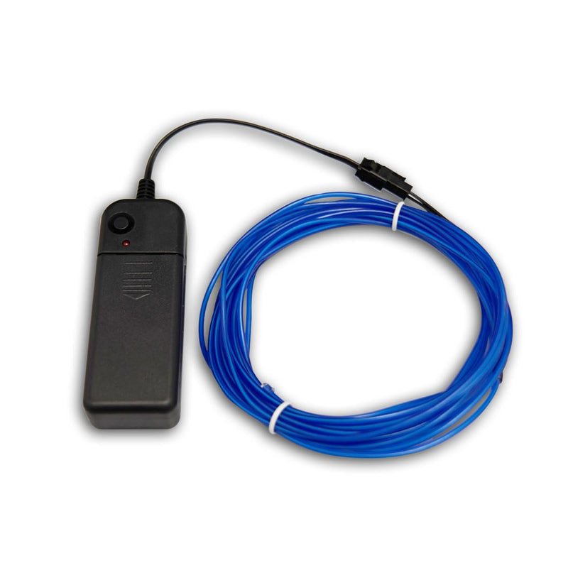 Blue 5m El Wire, Portable Neon Wire Cuttable Glowing Neon Lights for DIY Decoration Blue