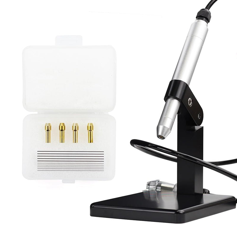 Tig Welding Tungsten Electrodes Set with 4 Wedge Collet Adapter and 0.5mm 1mm Diameter Filler Rods for Jewelry Making Metalwork DIY Repair