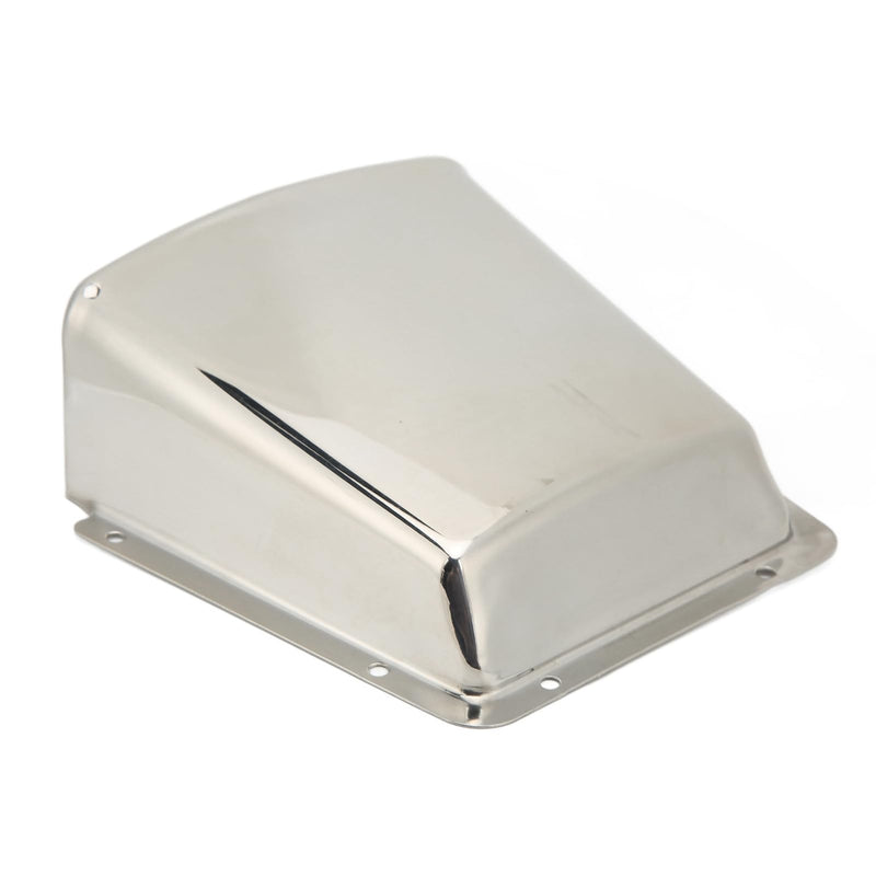 Astibym Boat Cowl Vent , Weatherproof High Strength Glossy 304 Stainless Steel Boats Cowl Ventilator with Nylon Base for Yachts Ships