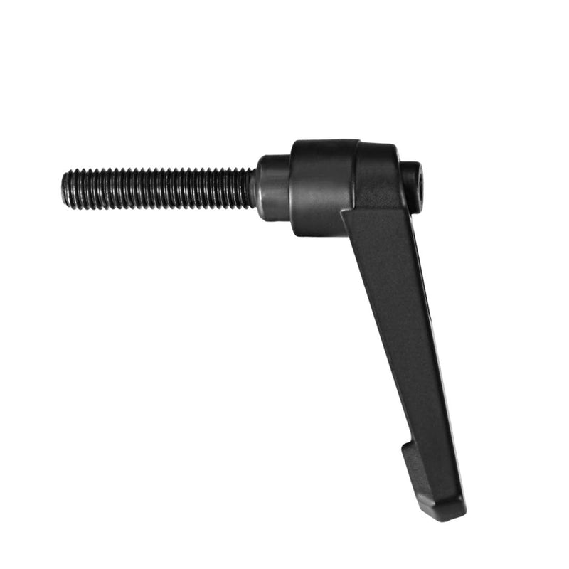 uxcell 5pcs Adjustable Clamping Lever Handle M8 x 40mm Metric Black Oxide Carbon Steel Male Threaded Stud Hand Knobs Ratchet Rotating Screw Handles Bolts with Locking Lever Black