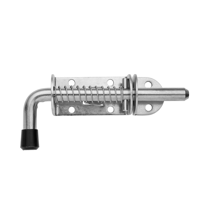 JQK Spring Loaded Latch Pin, 304 Stainless Steel Barrel Bolt Thickened 2mm Door Lock, 5 Inch Brushed Finished(2 Pack), HSB300-P2 5Inch - 2Pack - NewNest Australia