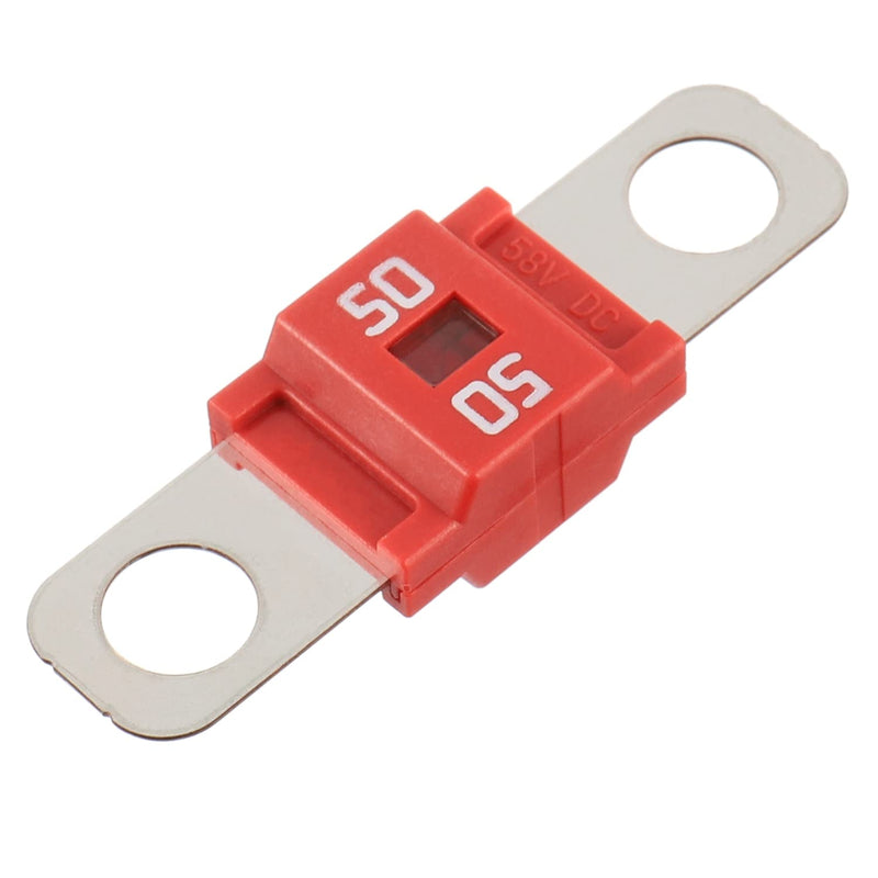 BOJACK AMI/Midi Fuse 50A High Current Fuse Bolt-on Fuse 50 Amp for Cars, Trucks, Construction Vehicles, Buses, Caravans (Pack of 5) 50 A