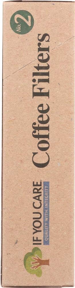 If You Care FSC Unbleached No 2 Coffee Filters, 100 Count 100 Count (Pack of 1)